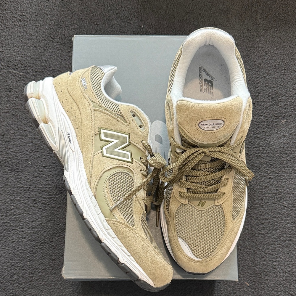 New Balance Olive Green Sneakers